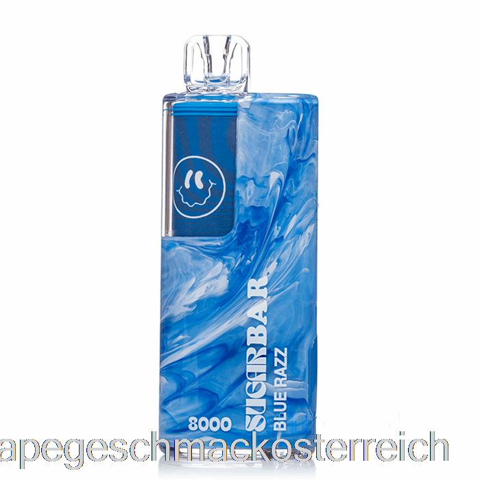 Zuckerriegel SB8000 0 % Nikotinfrei Einweg-Blue Razz Vape-Geschmack
